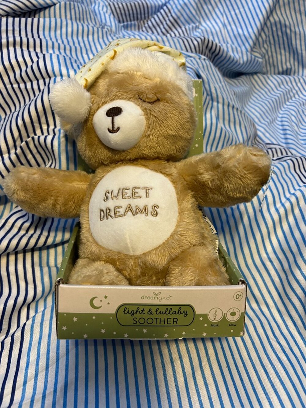 DREAMGRO SWEET DREAMS TEDDY BEAR NIB